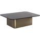 Amadeus 43.25 X 37.5 inch Grey / Antique Brass Coffee Table